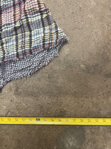 Free People Tunic Blouse Womens Medium Multicolor Plaid Button Front Boho - 第 20/20 張圖片