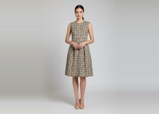 MAX MARA Kleid Damen Gr 38 Baumwolle Mehrfarbig Elegant Luxury Premium SEHR GUT