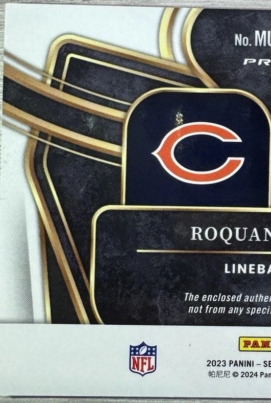 🔥Mint 2023 Select Roquan Smith Multi-verse Silver Prizm Dual Patch #/99🔥 - Image 4 of 4