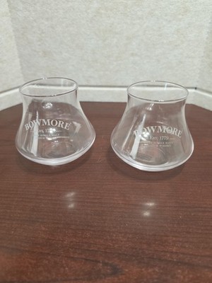 2 Bowmore - Islay Single Malt Scotch Whisky Glasses New Out Of Box. 