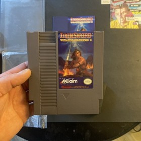 Iron Sword: Wizards & Warriors 2 II (Nintendo NES) 100% Complete CIB w/ Poster