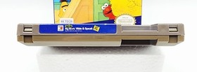 NES Sesame Street: Big Bird's Hide & Speak Complete In Box *Cart Discoloration*