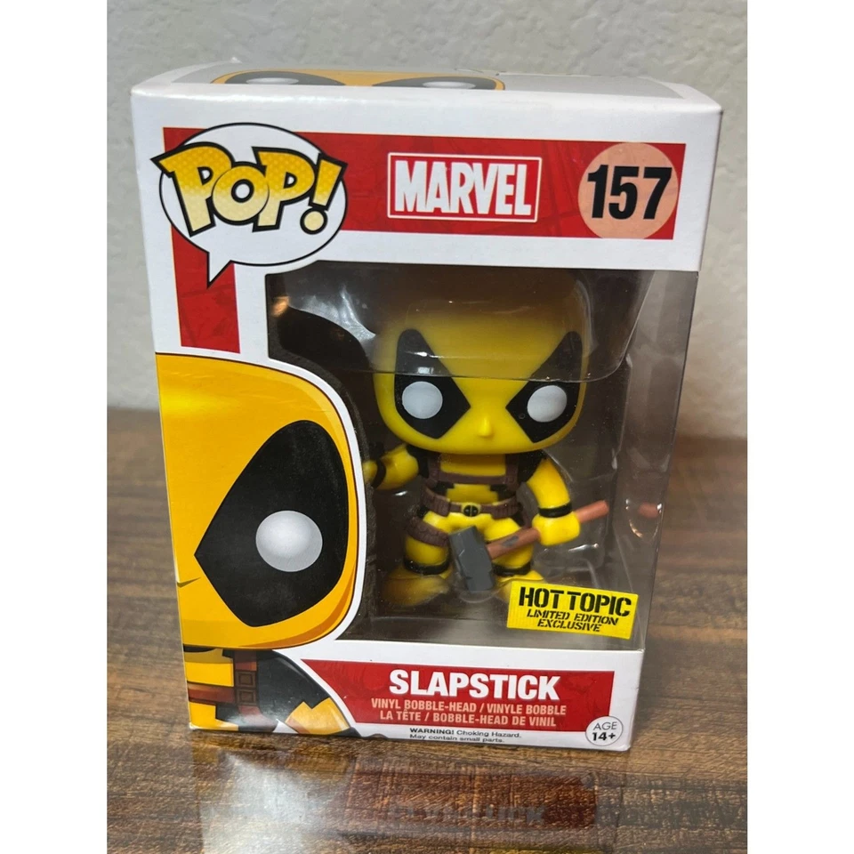 Funko Pop! Juguete Marvel exclusivo Deadpool Stingray 156 y Slapstick 157 Hot Topic Foto 3 de 4