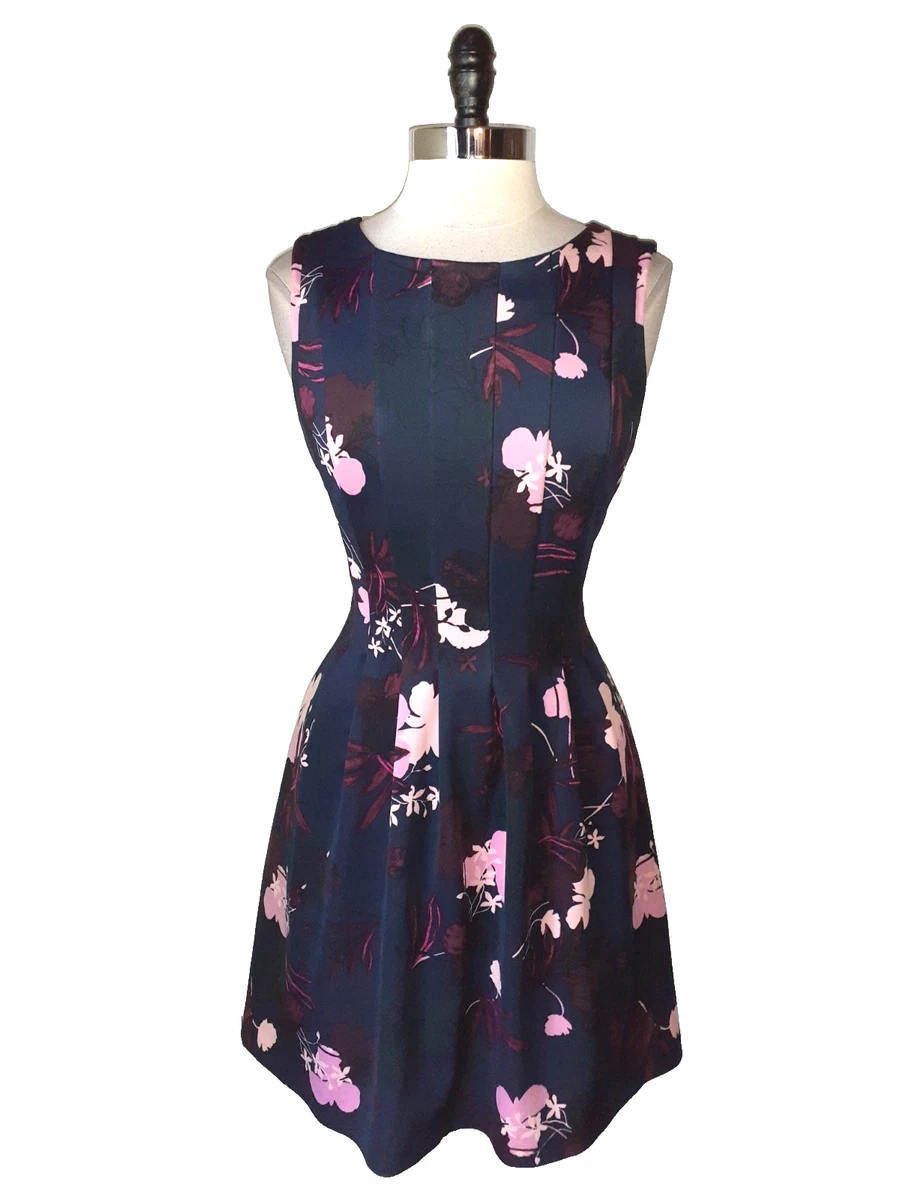 princess polly baby blue dress Vince Camuto Tie Neck A-Line Dress