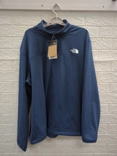 NEW The North Face Men's Cedar Trail Grid Fleece 1/4 Zip Size XXL