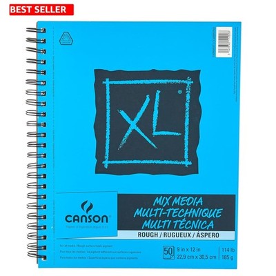 Heavyweight 50-Sheet Mixed Media Pad   Rough Texture Perfect for All Mediums