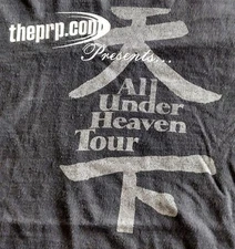 Spiritfall/Shun All Under Heaven 2001 Black XL Tour Shirt. The prp Presents.