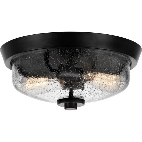 Radius - Two Light Flush Mount-Earth Black Finish Flush Mount Quoizel Lighting - Picture 1 of 11