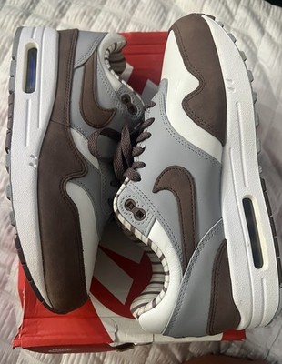 Nike Air Max 1 Premium Summit White/Plum Eclipse  Men Size 7