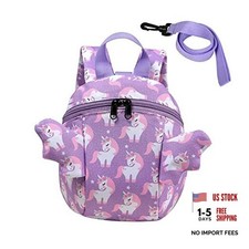 Mini Toddler Backpack with Leash, Ultra Lightweight Tiny Little Unicorn