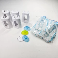 Kiinde Twist Squeeze Natural Feeding Bottles Nipple Covers Bags Bundle Lot