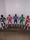 Vintage Mighty Morphin Power Rangers 1993 8" Bandai Action Figures Lot Of 5