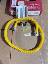Smart Choice 4' Gas Dryer / Range Flexible Line Connector 5304490730 5/8 Propane