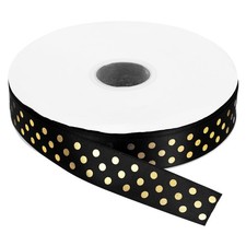 Grosgrain Ribbons 100 Yards 1 Inch Black Ribbon Bow Decoration Craft