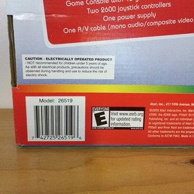 Atari Flashback 2 Classic Game Console 40 Built in Games 2005