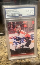 SERGEI BOBROVSKY Signed Panthers 2010 UD Young Guns ROOKIE Card #240 PSA DNA