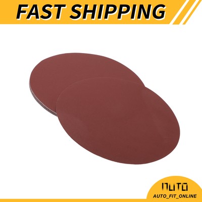 TEN PCS 12 Inch Sanding Discs Round Hook and Loop Sandpaper 240 Grits Universal
