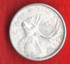CANADA 25 CENTS 1959  SILVER