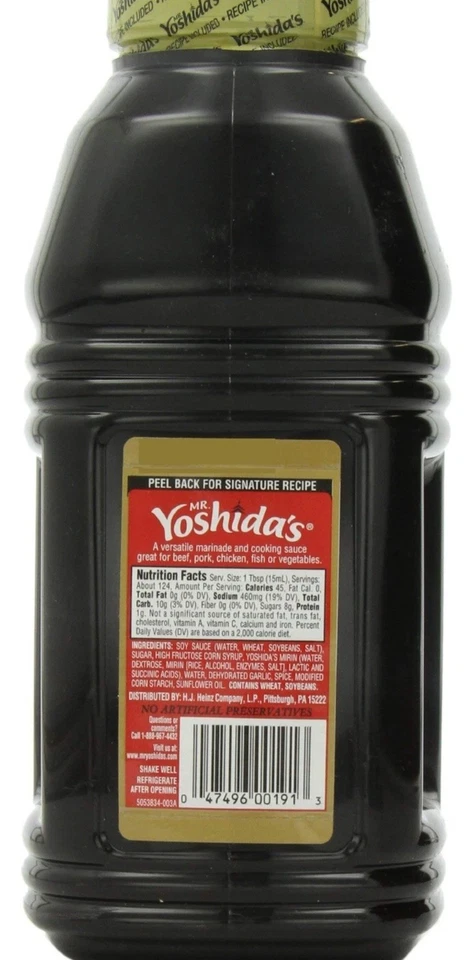 Yoshidas Barbacoa Japonesa Gourmet - Salsa de Cocina de Marinado Dulce, Botella 86 OZ Foto 2 de 4