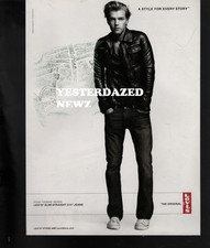 2006 print ad for Levi's Jeans w / Ryan Thomas 