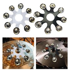 Hi Hat Tambourine Drum Hi Hat Bell Portable Percussion Instrument Accessories
