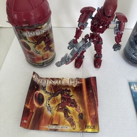 2004 Lego Bionicle TOA METRU NUI Set Of 3 (8601,2,4) Complete with All Weapons