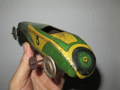 Voiture Ancienne Martinan Larnaude ML En Tôle - Phares Qui S'allument - Occasion