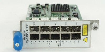  Juniper Ethernet 1000BASE-X SFP PC-10GE-SFP 10-Port GbE Gigabit Module
