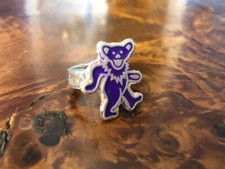 Gunther Grant Dead bear BIG sterling silver ring USA gg