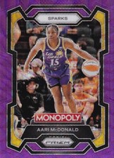 2024 Prizm Monopoly WNBA Aari McDonald Purple wave #30 Sparks PWE