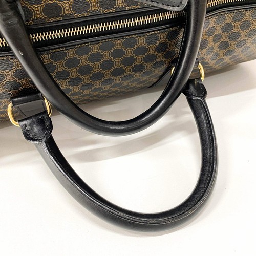 Bolso Boston CELINE Macadam de lona negra - Imagen 7 de 22