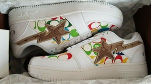 bape x coach air force 1