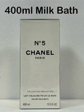 400ml CHANEL No 5 Velvet Milk Bath New Boxed Cellophane Sealed MINT