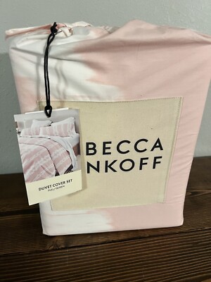 Rebecca Minkoff Blush Tie Dye Full/Queen 100% Cotton New With Tag
