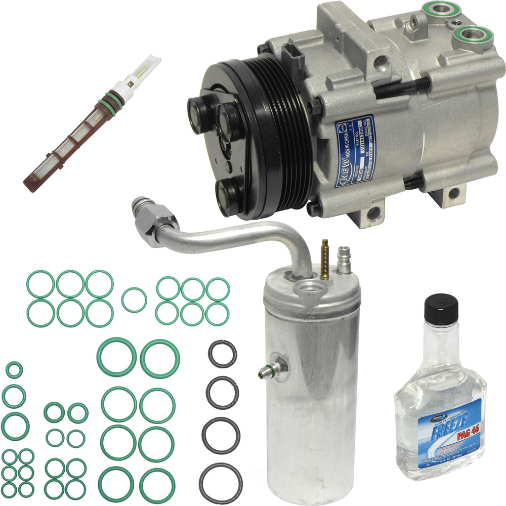 A/C Compressor Kit-GAS, SOHC, Natural UAC fits 02-04 Ford Excursion 6 ...