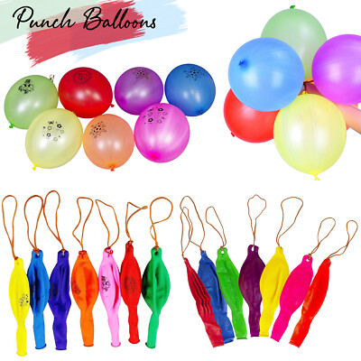 Punch Luftballons 12 Zoll Latex Kinder Party Luftballons Gummiband Geburtstag Spaß Spielzeug