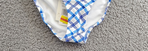 Jessica Simpson Afternoon Tea Checked Shirred Bottom Women's S Caspian Plaid - Picture 4 of 17