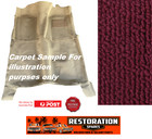 <!--F#f_0-->HOLDEN FB EK MANUAL TRANS WAGON FRONT & REAR MOULDED DARK RED LOOP CARPET<!--F/-->