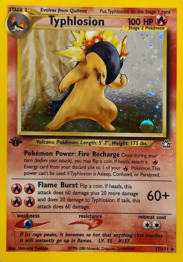 バクフーン　neo genesis　Typhlosion　Neo Genesis Neo Genesis 1st Edition Typhlosion | eBay
