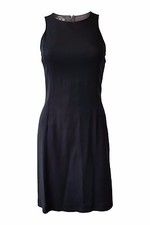 VERSACE VERSUS Black Racer Back Shift Dress (IT 40 | UK 8 | US 4)