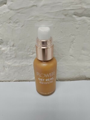 Flower Get Real Serum Foundation, M5 Caramel 1 FL oz