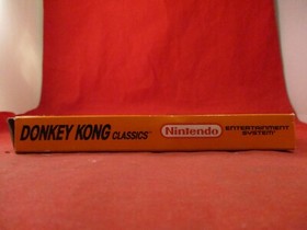 Donkey Kong Classics Nintendo NES 1988 COMPLETE w/ Box manual game WORKS! 