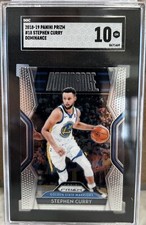2018-19 Panini Prizm #18 Stephen Curry Dominance  SGC 10 Gem Mint