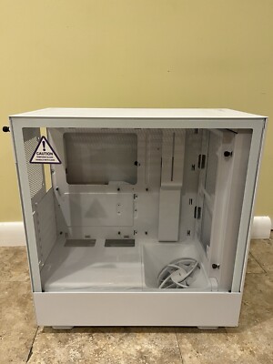 NZXT H5 Flow Mid Tower Case - White