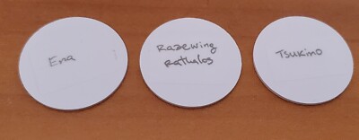 Monster Hunter Stories 2 / Rise Amiibo NFC tags (Razewing Rathalos/Ena/Tsukino)