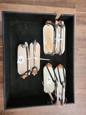 4 Inch peacock stirrups With New Rubber And Keepers.