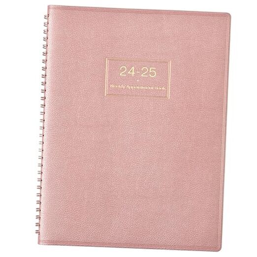 2024-2025 Appointment Book/Planner - Weekly Appointment Book/Planner Rose Gold
