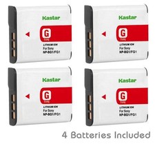 Kastar NP-BG1/FG1 Battery for Sony CyberShot DSC-W220 DSC-W230 DSC-W270 DSC-W290
