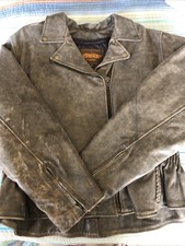 Vintage Unik Genuine Leather Moto Bike Jacket 5 Xl (runs Small)motorcycle Women