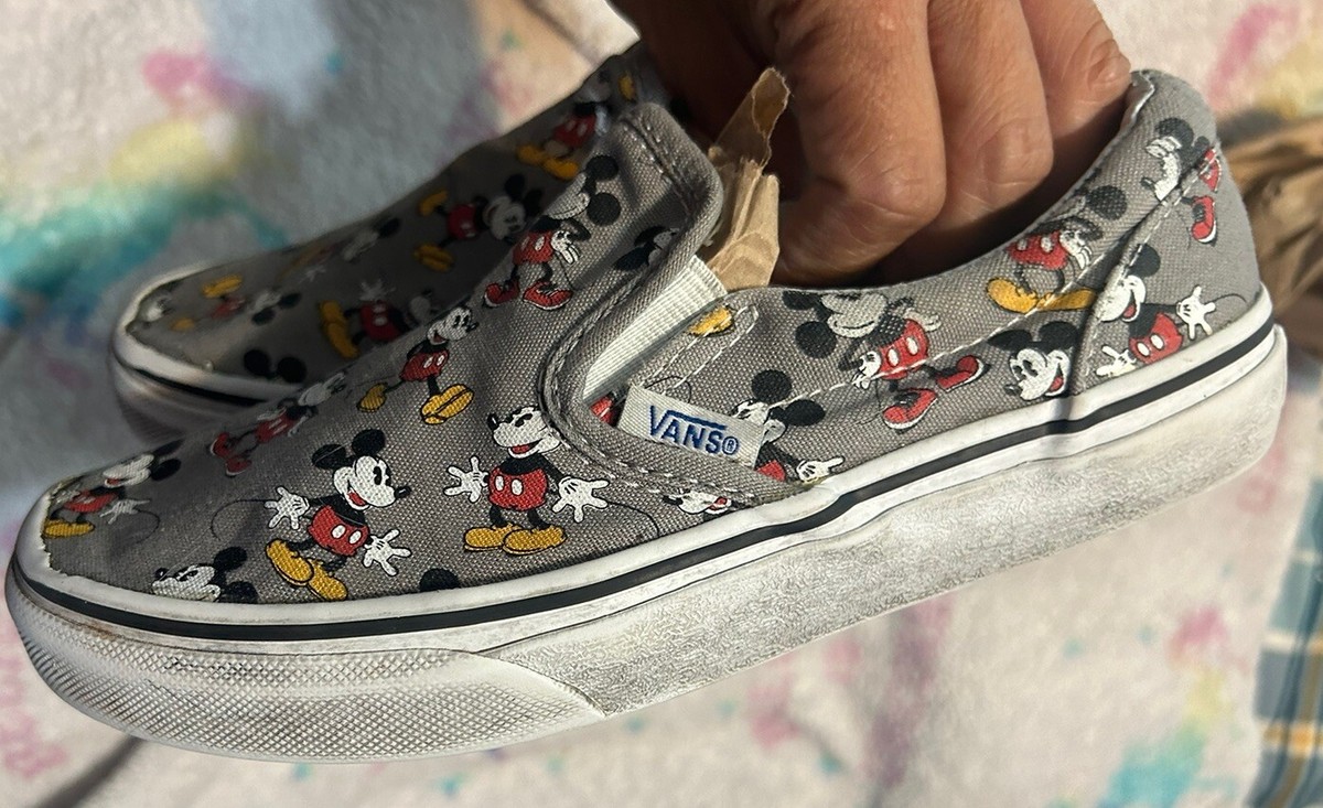 Vans x Disney Mickey Mouse Classic Slip-On - Gray/Multicolor Vans + Disney Aloha Mickey 7.5 (40.5) | Mercari main image 3